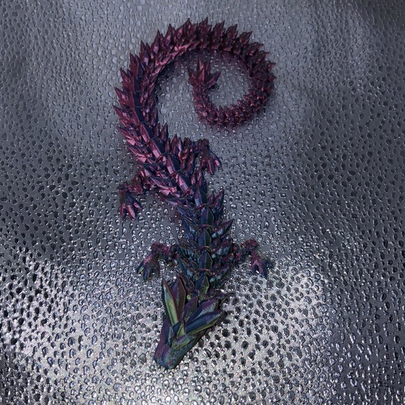 3D Printed Crystal Dragon - Picture 8 of 8